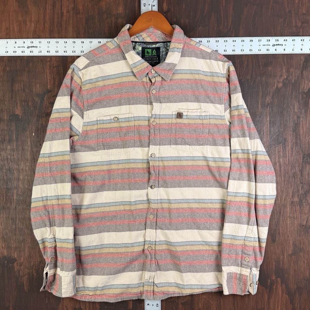 Hippy Tree Nomad Division Knit Flannel Shirt Outdoor Nature Cotton Men's 2XL XXL